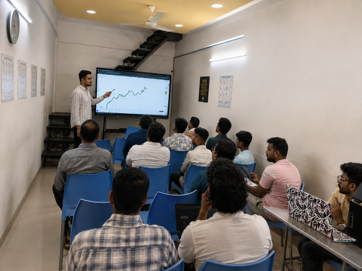 Live trading charts